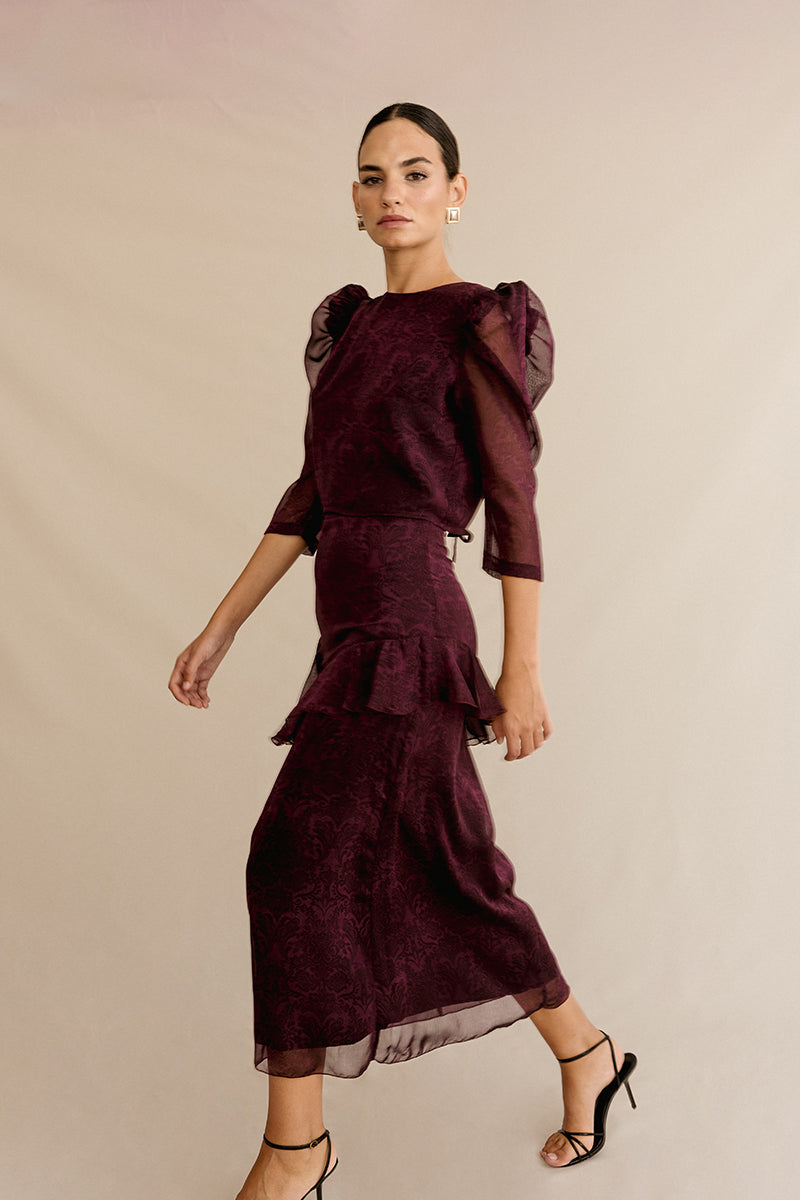Conjunto Pierrot - XS, Granate image