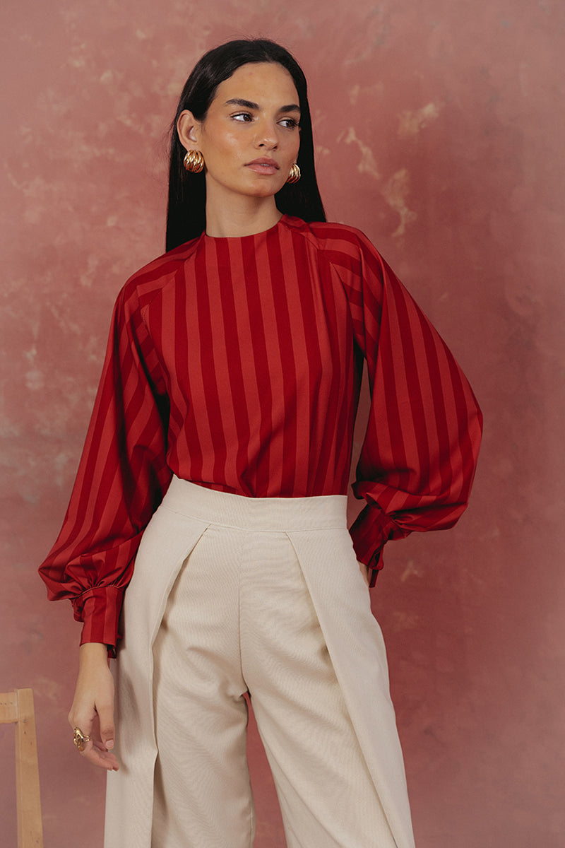 Blusa Casablanca - L, Terracota image