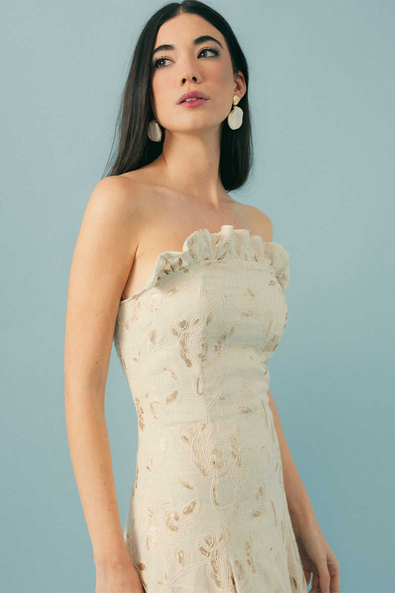 Vestido Alfiz - S, Beige image