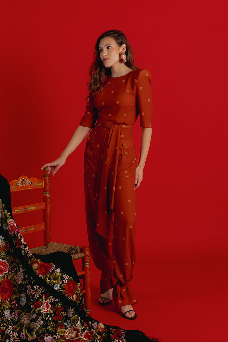 Conjunto Real - S, Lunar Teja/mandarina image
