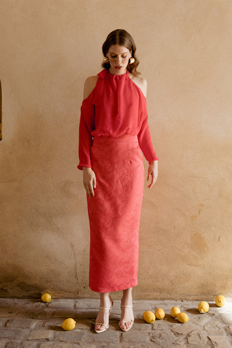 Vestido Amalfi - M, Coral image