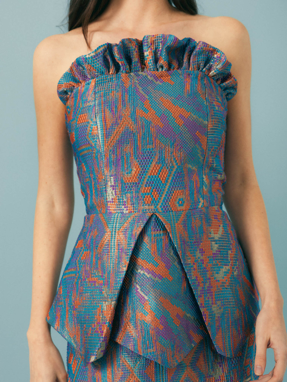 Tile Print Dress