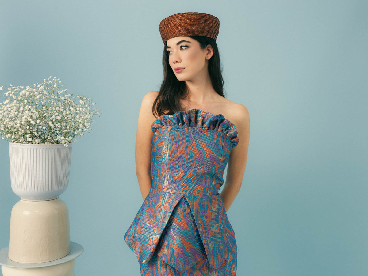 Tile Print Dress
