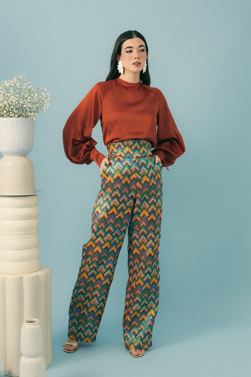 Blusa Arcilla - L, Terracota image