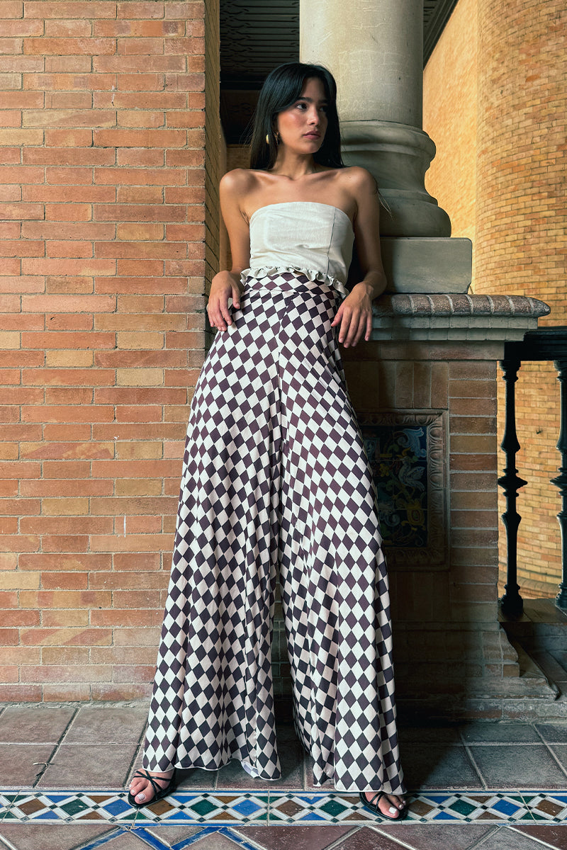Top Arlequín - XS, Beige image
