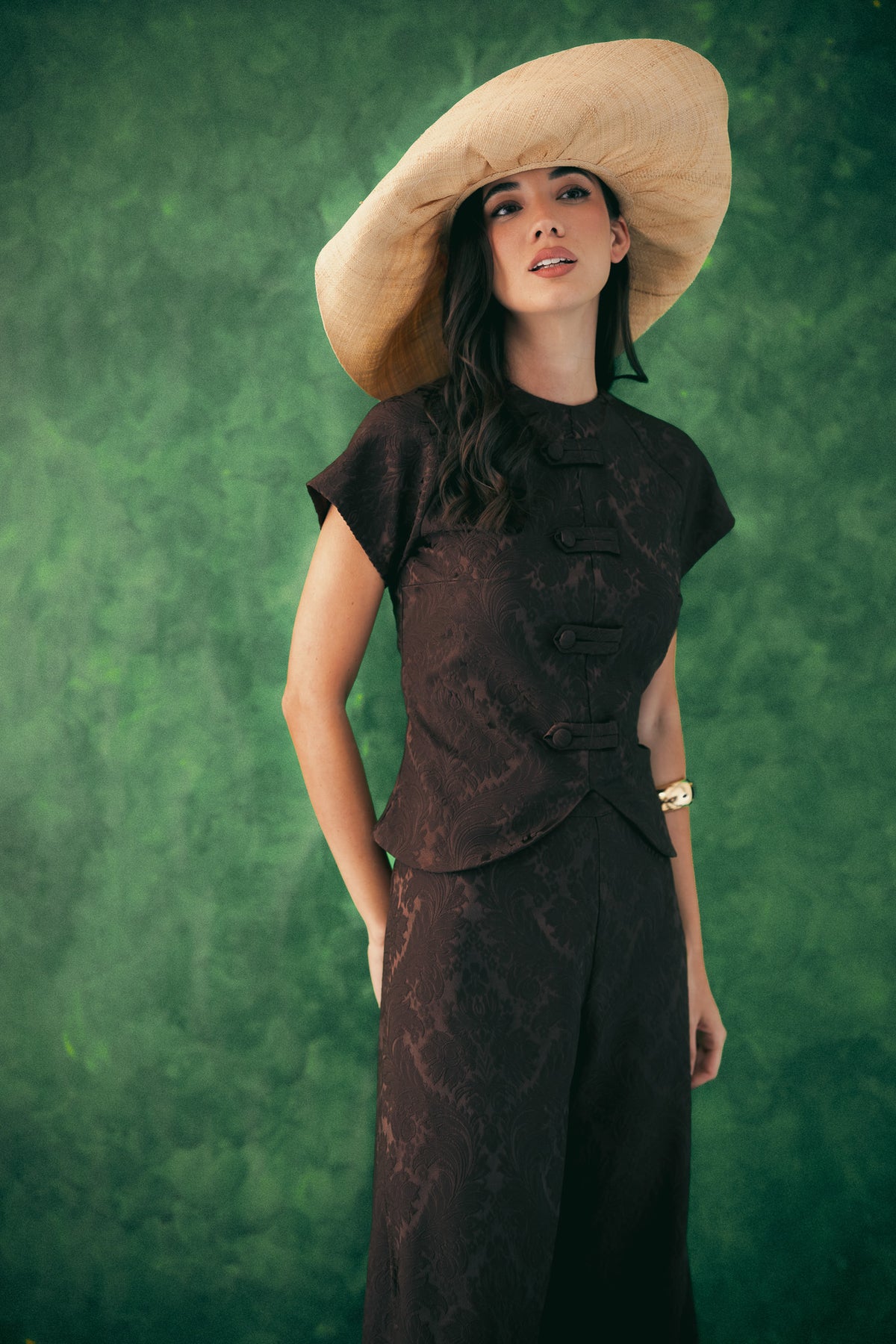 Conjunto Hatter - Marrón, S image