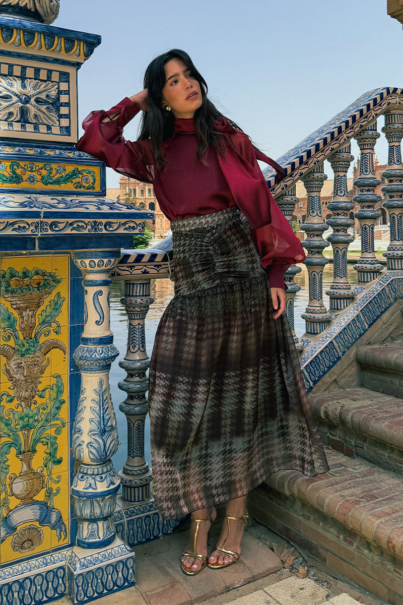 Blusa Máscara - L, Granate image