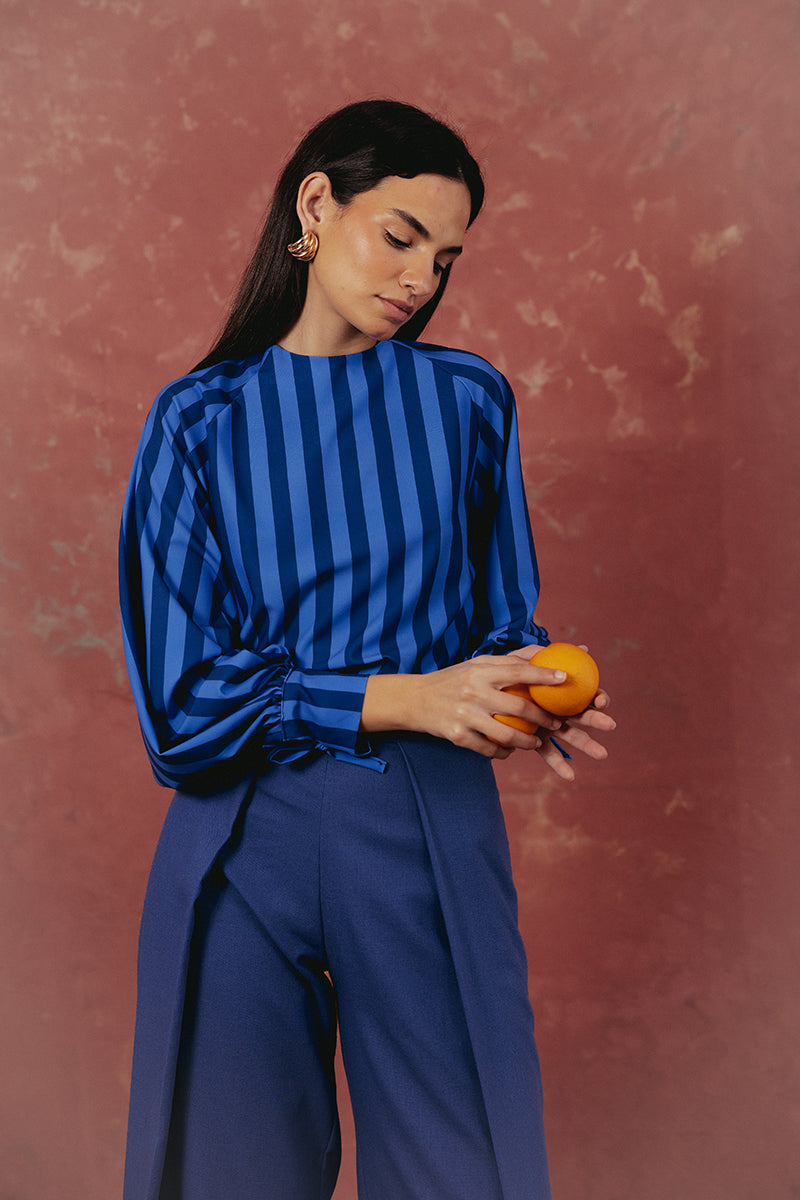 Blusa Casablanca - L, Azul image
