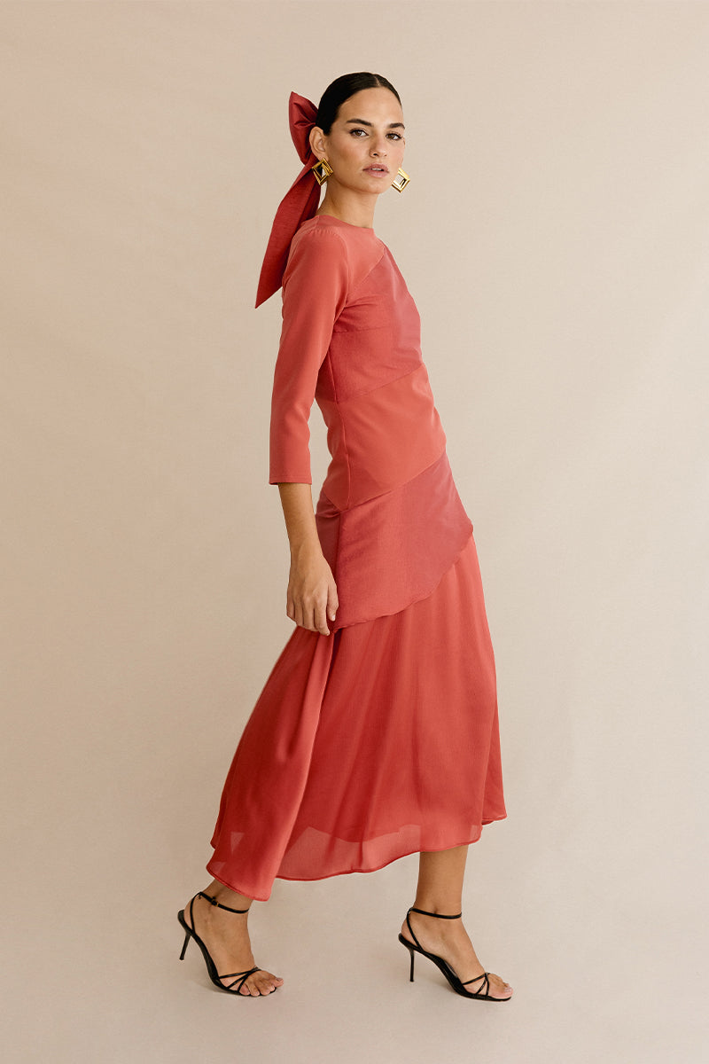 Vestido Ícaro - M, Coral image